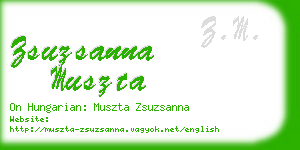 zsuzsanna muszta business card